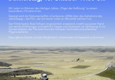 Jakobsweg – Filmabend 16. Oktober 19.30 Uhr