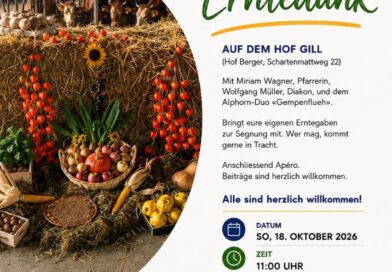 Erntedank – So 18. Okt. 11Uhr